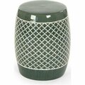 D2D Technologies 13.75 x 17.5 x 13.77 in. Lorin Garden Stool Teal D23286843